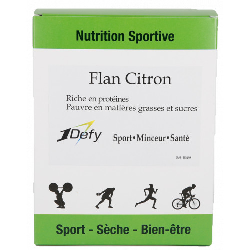Flan Citron Protéiné Edulcoré à froid 1defy