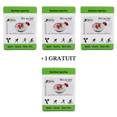 Riz au lait Protéiné enrichi en vitamines et mineraux 1defy-3+1gratuit