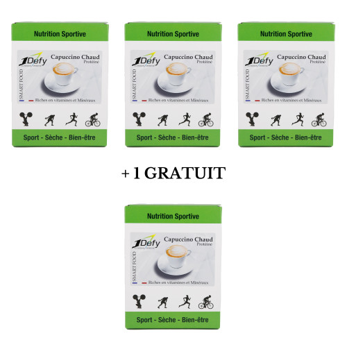 Cappuccino Protéiné Gluten Free-1defy-3+1gratuit