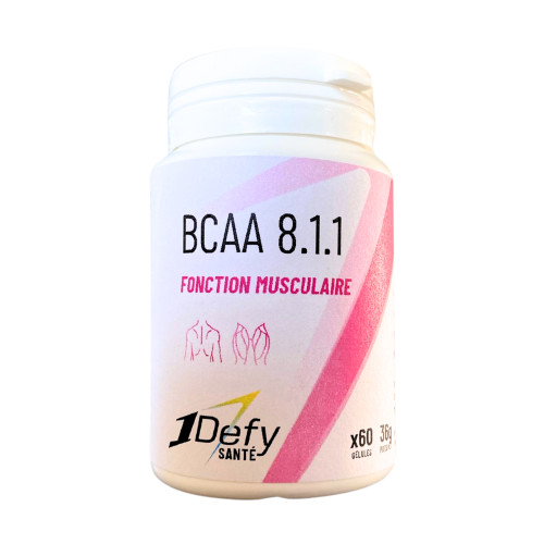 1DEFY-BCAA-8-1-1 -180 gelules -Acide-amines 